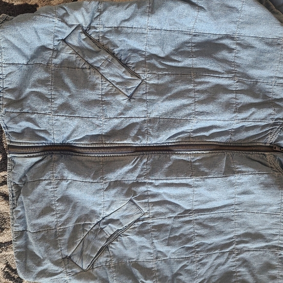 Free People Blue Quilted Jacket - Picture 9 of 9